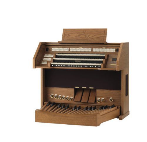 Viscount Sonus 70 Dlx digitale Orgel mit 3 Manualen, 60 Registern, 32-Tasten-Pedalwerk, Physis®-Technologie und RAR-Soundsystem, elegantes Deluxe-Holzgehäuse
