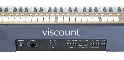 Viscount Cantorum VI Plus – Tragbare digitale Kirchenorgel mit 61 Tasten, ARTEM Sampling, 84 Registern und 192-stimmiger Polyphonie