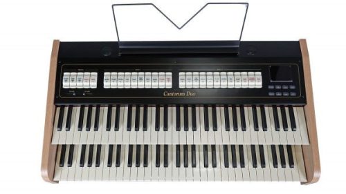 Viscount Cantorum Duo Plus – Tragbare digitale Orgel mit zwei Manualen, Physis Plus Technologie, 27 Registern, 3 Orchesterstimmen und Tracker Action Klaviaturen