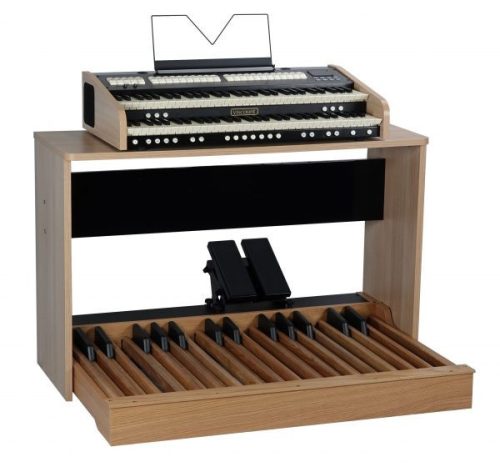 Viscount Cantorum Duo Plus – Tragbare digitale Orgel mit zwei Manualen, Physis Plus Technologie, 27 Registern, 3 Orchesterstimmen und Tracker Action Klaviaturen