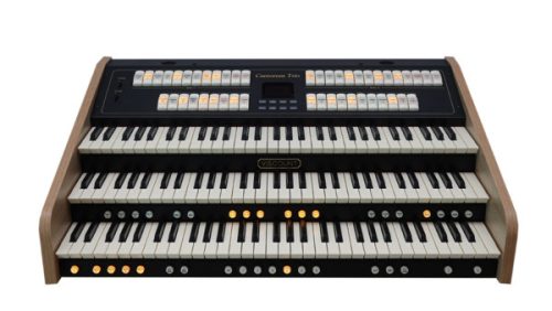 Viscount Cantorum Trio Plus – Преносим дигитален орган с три мануала, Physis Plus технология, 46 регистра, 4 оркестрови гласа и персонализирано акустично моделиране
