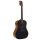 Bromo BAT9ME/BK – Elektroakusztikus Dreadnought gitár, Tahoma széria, tömör mahagóni tető, dió oldallapok, Amara ebony fogólap, EQ, fekete