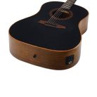 Bromo BAT9ME/BK – Elektroakusztikus Dreadnought gitár, Tahoma széria, tömör mahagóni tető, dió oldallapok, Amara ebony fogólap, EQ, fekete