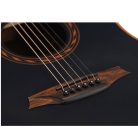 Bromo BAT9ME/BK – Elektroakusztikus Dreadnought gitár, Tahoma széria, tömör mahagóni tető, dió oldallapok, Amara ebony fogólap, EQ, fekete
