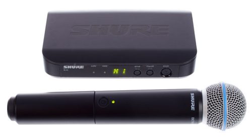 Shure BLX24/Beta58 – Sistem wireless UHF cu capsulă de microfon Beta58