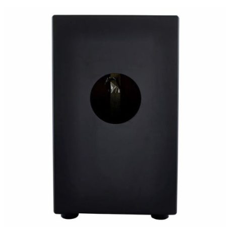 Millenium BlackBox Кахон – Кленово тяло, Плоча от подбрана върба, 2-струнов ефект, Нехлъзгащи се гумени крачета, Черен лак