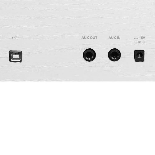 Medeli DP260WH Digitális Zongora – 88 Kalapácsmechanikás Billentyű, 128-Hang Polifónia, USB MIDI, Beépített Hangszórók, Fehér