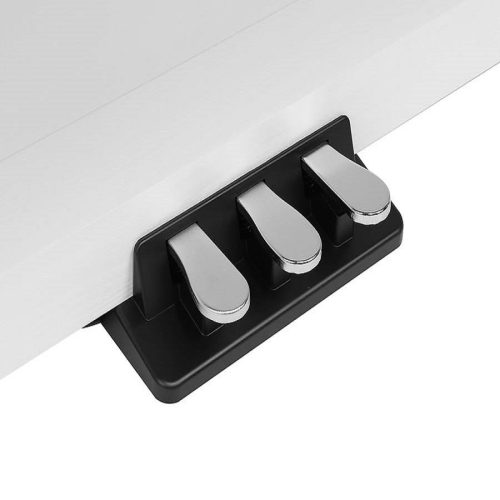 Medeli DP260WH Digitális Zongora – 88 Kalapácsmechanikás Billentyű, 128-Hang Polifónia, USB MIDI, Beépített Hangszórók, Fehér