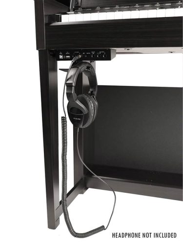 Medeli DP650KBK Forte Series 88-Tasten Graded Hammer Action Digitalpiano, Dreifachsensor (K8), 2x40W Lautsprecher, Schwarz Satin