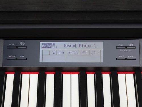 Medeli DP740KBK Forte Series 88-Tasten Graded Hammer Action Digitalpiano, Dreifachsensor, 2x65W Lautsprecher, Schwarz
