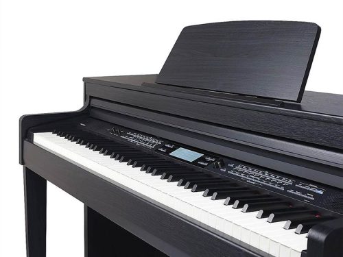 Medeli DP740KBK Forte Series 88-Tasten Graded Hammer Action Digitalpiano, Dreifachsensor, 2x65W Lautsprecher, Schwarz