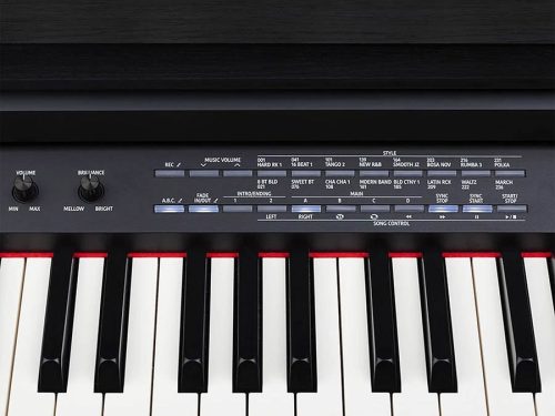 Medeli DP740KBK Forte Series 88-Tasten Graded Hammer Action Digitalpiano, Dreifachsensor, 2x65W Lautsprecher, Schwarz