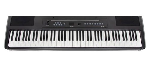 DSP388BK Boston Digitales Stagepiano – 88 Hammer Action Tasten, 8 Klänge, USB/MIDI, 2x10W – Schwarz