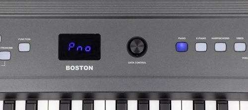 Boston DSP388BK Pian Digital de Scenă – 88 Clape cu Hammer Action, 8 Voci, USB/MIDI, 2x10W – Negru