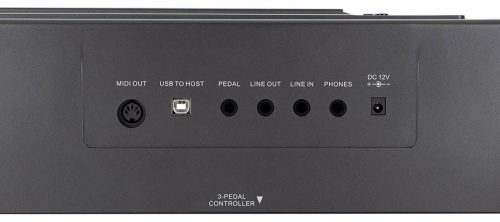 Boston DSP388BK Pian Digital de Scenă – 88 Clape cu Hammer Action, 8 Voci, USB/MIDI, 2x10W – Negru