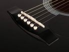  Nashville GSD-60-CEBK Chitară Acustică Dreadnought, Chei de Acordaj Turnate, Cutaway, EQ Activ, Negru