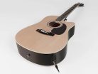 Nashville GSD-60-CENT Chitară Acustică Dreadnought, Chei de Acordaj Turnate, Cutaway, EQ Activ, Natural