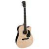 Nashville GSD-60-CENT Chitară Acustică Dreadnought, Chei de Acordaj Turnate, Cutaway, EQ Activ, Natural