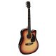 Nashville GSD-60-CESB Chitară Acustică Dreadnought, Chei de Acordaj Turnate, Cutaway, EQ Activ, Sunburst