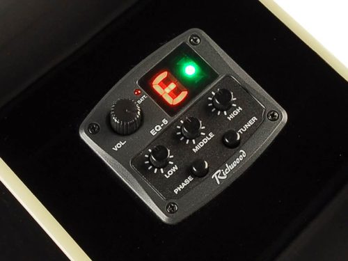 Nashville GSD-60-CESB Akusztikus Dreadnought Gitár, Öntött Fém Kulcsok, Kivágás, Aktív EQ, Sunburst