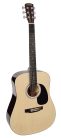 Nashville GSD-60-NT Акустична Китара Dreadnought | Естествен Финиш, Мощен Звук & Die-Cast Механизми
