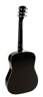Nashville GSD-6034-BK Chitară Dreadnought 3/4 cu Chei turnate, Neagră