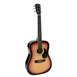   Nashville GSD-6034-SB Chitară Dreadnought 3/4 cu Chei turnate, Sunburst