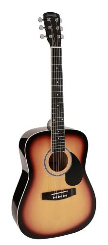 Nashville GSD-6034-SB Дредноут китара 3/4 размер с ляти ключове, сънбърст