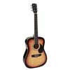 Nashville GSD-6034-SB 3/4 Dreadnought-Gitarre mit Druckguss-Mechaniken, Sunburst