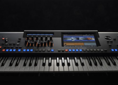 Yamaha Genos 2 stație de lucru aranjor cu 76 clape – 1990 sunete, 800 stiluri, aftertouch, touchscreen, înregistrare audio/MIDI