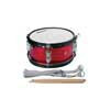 Hayman JMDR-1207 Tobă mică de marș pentru juniori – 12"x7", finisaj roșu cu accesorii albe, curea inclusă