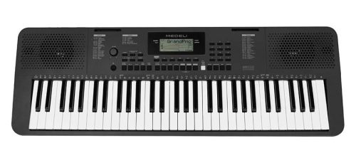 Medeli MK100 Portable Digital Keyboard – 61 Touch-Sensitive Keys, 480 Voices, USB-MIDI