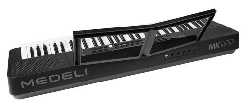 Medeli MK100 Portable Digital Keyboard – 61 Touch-Sensitive Keys, 480 Voices, USB-MIDI