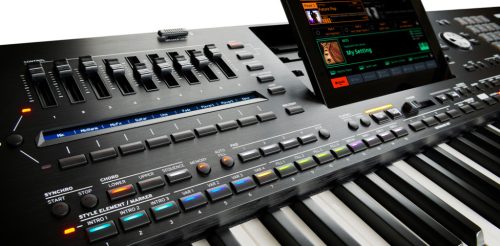 KORG Pa5X-61 Professioneller Arranger, EDS-XP Klangmodul, 8-Zoll-Touchscreen, Premium-Design