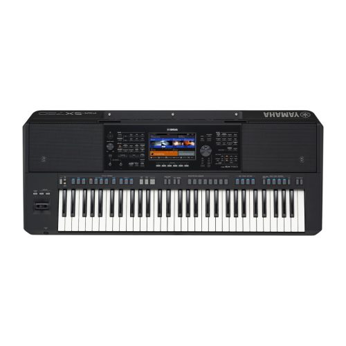 Yamaha PSR-SX720 – Arranger-Keyboard mit 61 anschlagdynamischen Tasten, AWM-Sound-Engine, 7-Zoll-Touchscreen, vielfältigen Effekten und Pedal inklusive