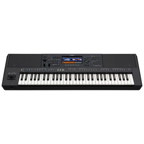 Yamaha PSR-SX720 – Arranger-Keyboard mit 61 anschlagdynamischen Tasten, AWM-Sound-Engine, 7-Zoll-Touchscreen, vielfältigen Effekten und Pedal inklusive