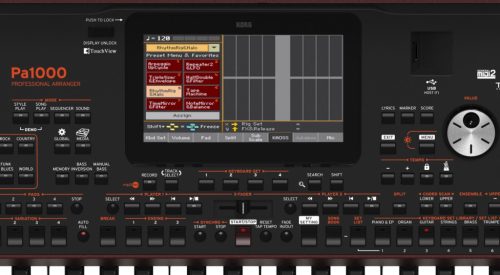 KORG Pa1000 Professioneller Arranger, EDS-X Klangmodul, 7-Zoll-TouchView-Display, KAOSS FX