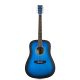 SX SD104BUS Akustikgitarre, Blau Sunburst, Mattes Finish