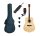 SX SD104 Basic2, Akusztikus gitár szett, Természetes, Matt, Dreadnought