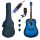 SX SD104GBUS Basic2, Set Chitară Acustică, Albastru Sunburst, Finisaj Lucios, Dreadnought