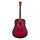 SX SD104RDS Akusztikus Gitár, piros sunburst, matt felület