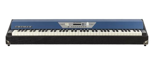 Crumar Seventeen Digitalpiano mit virtueller Modellierung – 73 Hammer-Tasten, Hybrid-Sound, Tolex schwarz/blau