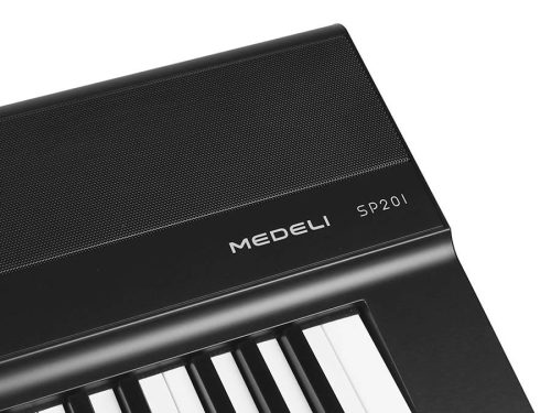 Medeli SP201BK pian digital de scenă – 88 clape hammer action (K6S), USB Audio/MIDI, 2 x 20W – Performer Series – negru
