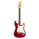 SX SST62-CAR Retro Series E-Gitarre – 62er Vintage Stil, 3 Single Coils, Vintage Tremolo, Candy Apple Red, Hochglanz, mit Gigbag