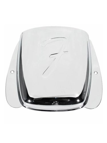 0010678000 Fender Genuine Replacement Part bridge cover vintage Jazz Bass, chrome