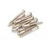 0016170049 Fender Genuine Replacement Part bridge mounting screws, vintage Strat, 6 x 1-1/4, nickel, 12 pcs