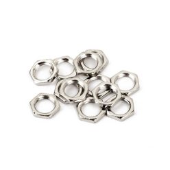   0016352049 Fender Genuine Replacement Part mounting nuts for 3/8" pots, 12 pcs