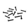 0017031049 Fender Genuine Replacement Part intonation screws, American Series Strat/Tele, short 4-40 x 5/8, black, 12 pcs