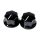 0019455049 Fender  Genuine Replacement Part knob set for Jaguar/Mustang Bass, large, black, 2 pcs