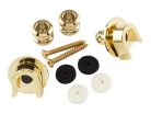 0022043049 Fender Genuine Replacement Part strap buttons, Schaller, 2 pieces, gold